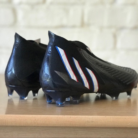 Adidas Predator Edge+ FG Soccer Football Black Cleats Messi GV7385 Men Sz 5 / 6W - Picture 7 of 9